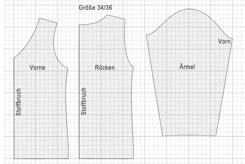 Schnittmuster Größe S