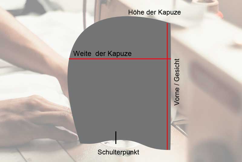 Kapuze entwerfen und nähen