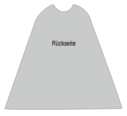 Schnittmuster Rückenteil