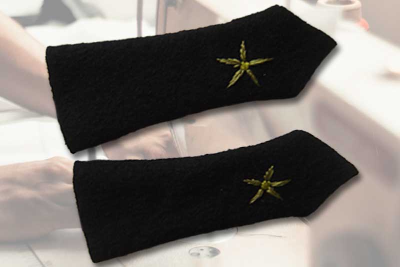 Pulswärmer und Armstulpen aus Walkstoff