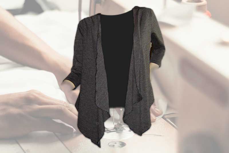 Kostenloses Schnittmuster Cardigan