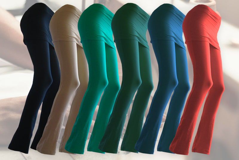 Yoga Hose Schnittmuster Damen abzeichnen