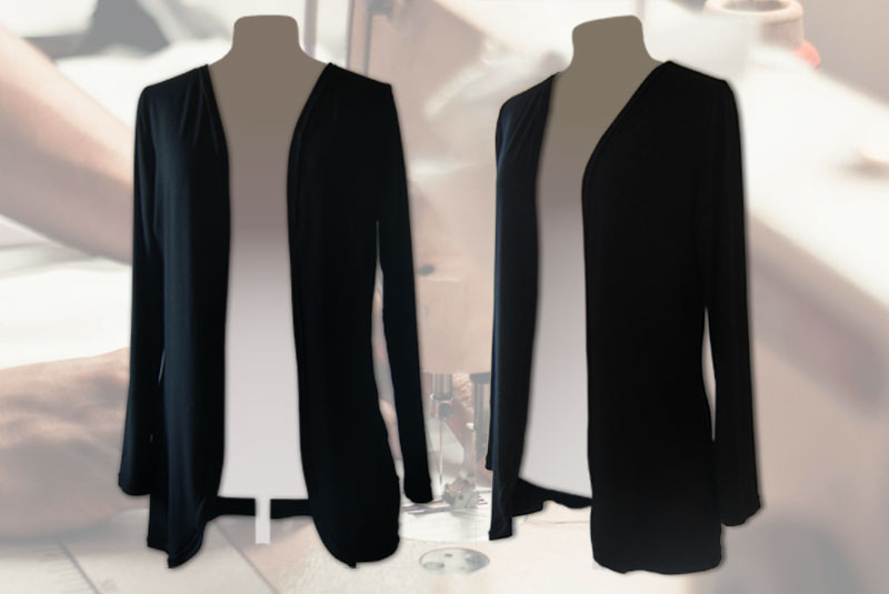 Kostenloses Schnittmuster Jersey Jacke