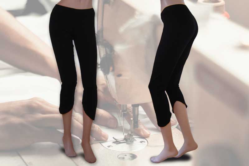 3/4 Leggings - kostenloses Schnittmuster