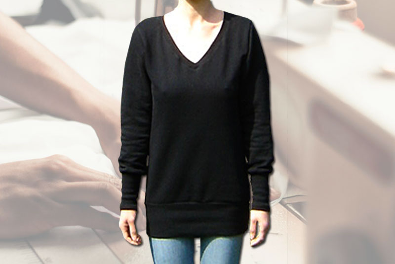 Schnittmuster Longpulli