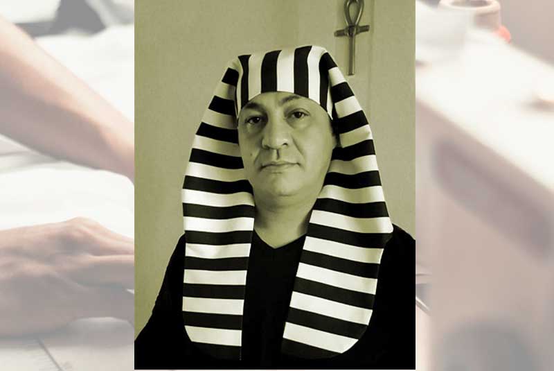 Ägyptische Kopfbedeckung - Nemyss