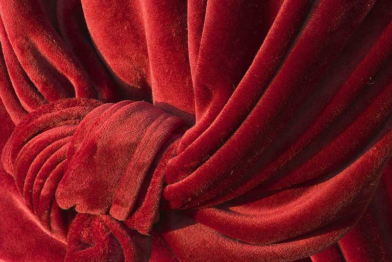 Samt pflegen und nähen