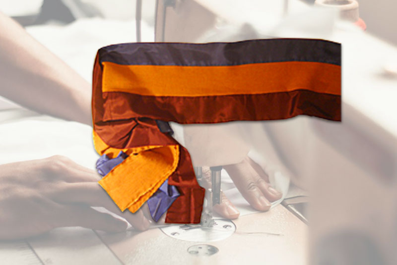 Piratenkostüm - Schärpe nähen