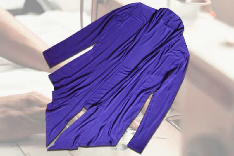 Sommerjacke - Jerseyjacke - Zipfeljacke nähen