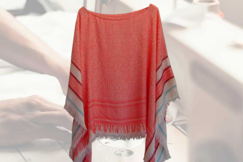 Tunika und Poncho aus einem Tuch nähen