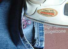 Jeans kürzen Saum einbügeln