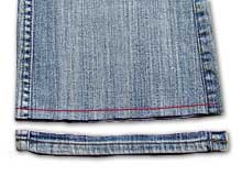 Jeans kürzen