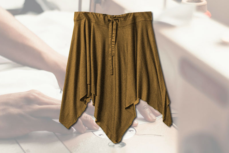 Einen einfachen Rock nähen